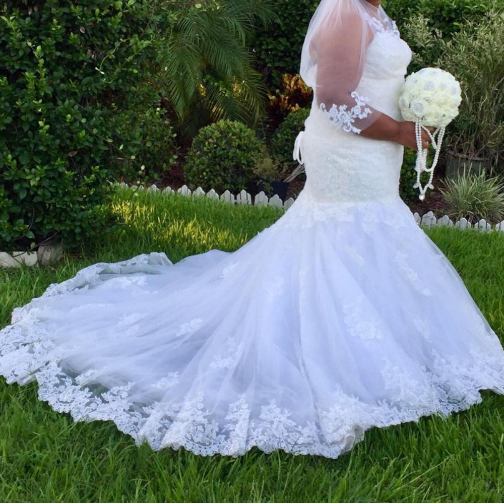 Maggie Sottero Strapless Mermaid Wedding Gown